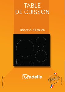 Mode d’emploi Vedette VPI4638B Table de cuisson