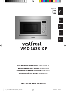 Käyttöohje Vestfrost VMO 1038 X F Mikroaaltouuni