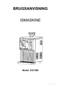 Brugsanvisning Wattson ICE1589 Ismaskine