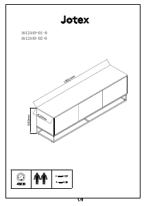Hướng dẫn sử dụng Jotex LYCKEBY Ghế dài xem TV