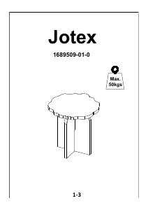 كتيب Jotex VOWL طاولة جانبية