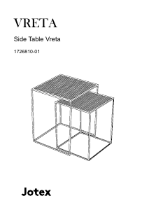 Manuale Jotex VRETA Tavolino