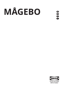 Manuale IKEA MÅGEBO Microonde