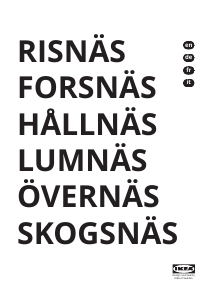 Manuale IKEA ÖVERNÄS Frigorifero-congelatore