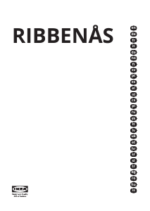 Bruksanvisning IKEA RIBBENÅS Kyl-frys