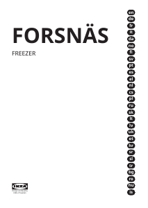Manuale IKEA FORSNÄS Congelatore