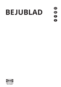 Handleiding IKEA BEJUBLAD Afzuigkap