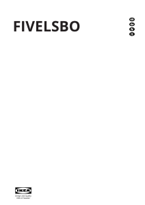 Handleiding IKEA FIVELSBO Afzuigkap