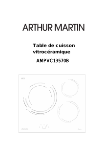 Bruksanvisning Arthur Martin AMPVC13570B Häll