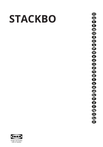 Manual de uso IKEA STACKBO Campana extractora