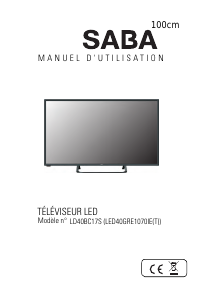 Manual SABA LD40BC17S LED Television