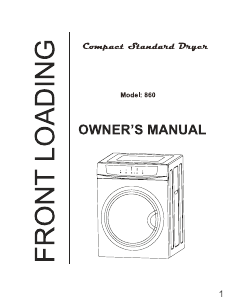 Manual Deco DD 860 Dryer