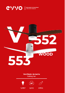 Handleiding EVVO V552 Plafondventilator