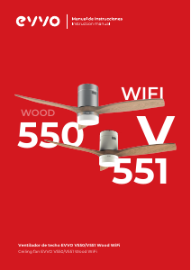 Handleiding EVVO V550 Plafondventilator