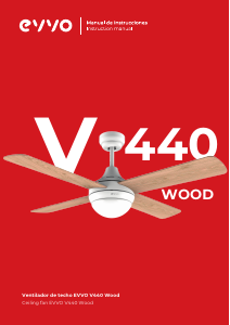 Handleiding EVVO V440 Wood Plafondventilator
