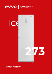 Handleiding EVVO ICE 273 Vriezer