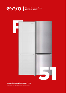 Bruksanvisning EVVO F51X Kyl-frys
