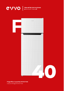 Bruksanvisning EVVO F40 Kyl-frys