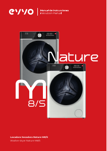 Mode d’emploi EVVO Nature M8/5 Lave-linge séchant