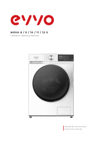 Manual de uso EVVO Nova 11 Lavadora