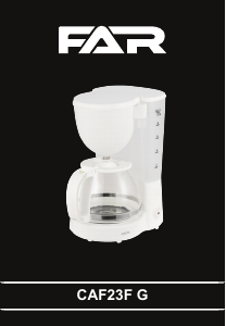 Mode d’emploi FAR CAF23F G Cafetière