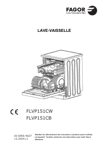 Mode d’emploi Fagor FLVP151CB Lave-vaisselle