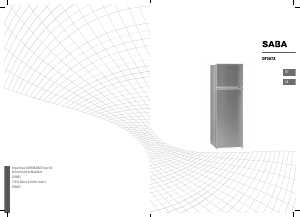 Mode d’emploi SABA DP267X Réfrigérateur combiné