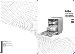 Manual SABA LVS13C45GZ17BK Dishwasher