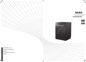 Manual SABA LVS14C45MI17GLB Dishwasher