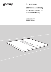 Bedienungsanleitung Gorenje GEH8433BSRWF Kochfeld