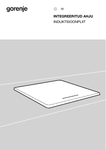 Kasutusjuhend Gorenje GI3201BC Pliidiplaat