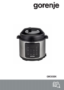 Manual Gorenje GMC6SBK Multicooker