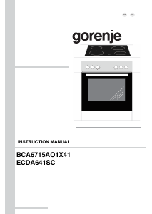 Bedienungsanleitung Gorenje BCA6715AO1X41 Herd
