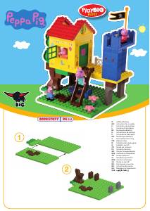 Bedienungsanleitung PlayBIG Bloxx set 800057077 Peppa Pig Baumhaus