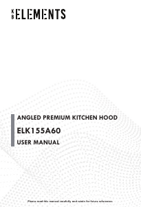 Handleiding KB Elements ELK155A60 Afzuigkap