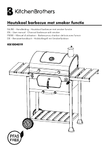 Bruksanvisning KitchenBrothers KB1004019 Utegrill