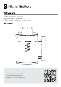 Manual KitchenBrothers KB1004160 Citrus Juicer