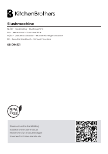 Bruksanvisning KitchenBrothers KB1004221 Glassmaskin