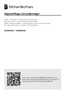 Bedienungsanleitung KitchenBrothers KB1004182 Entsafter
