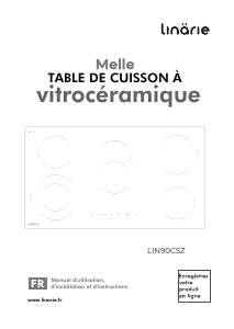 Mode d’emploi Linärie LIN90C5Z Melle Table de cuisson