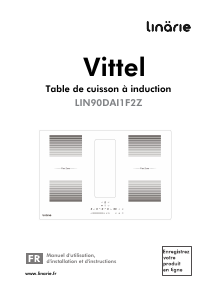 Mode d’emploi Linärie LNI90DAI1F2Z Vittel Table de cuisson