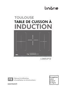 Mode d’emploi Linärie LS80I2F1Z Toulouse Table de cuisson
