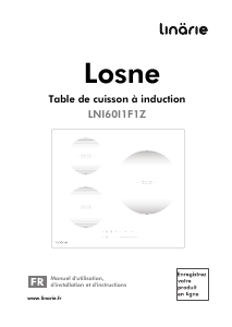 Mode d’emploi Linärie LNI60I1F1Z Losne Table de cuisson