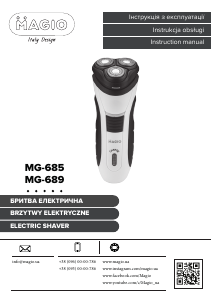 Instrukcja Magio MG-689 Golarka