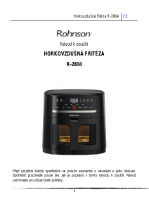 Manuál Rohnson R-2804 Fritéza