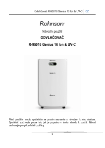 Manuál Rohnson R-95016 Vysoušeč