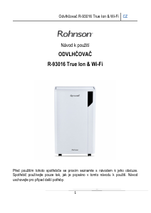 Manuál Rohnson R-93016 Vysoušeč