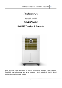 Manuál Rohnson R-91210 Vysoušeč