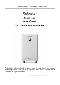 Manuál Rohnson R-91216 Vysoušeč