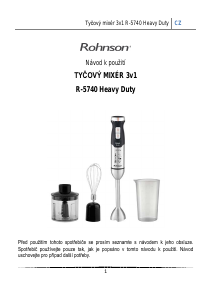 Manuál Rohnson R-5740 Ruční mixér